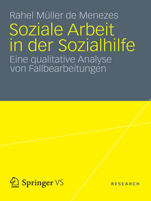 cover image of Soziale Arbeit in der Sozialhilfe
